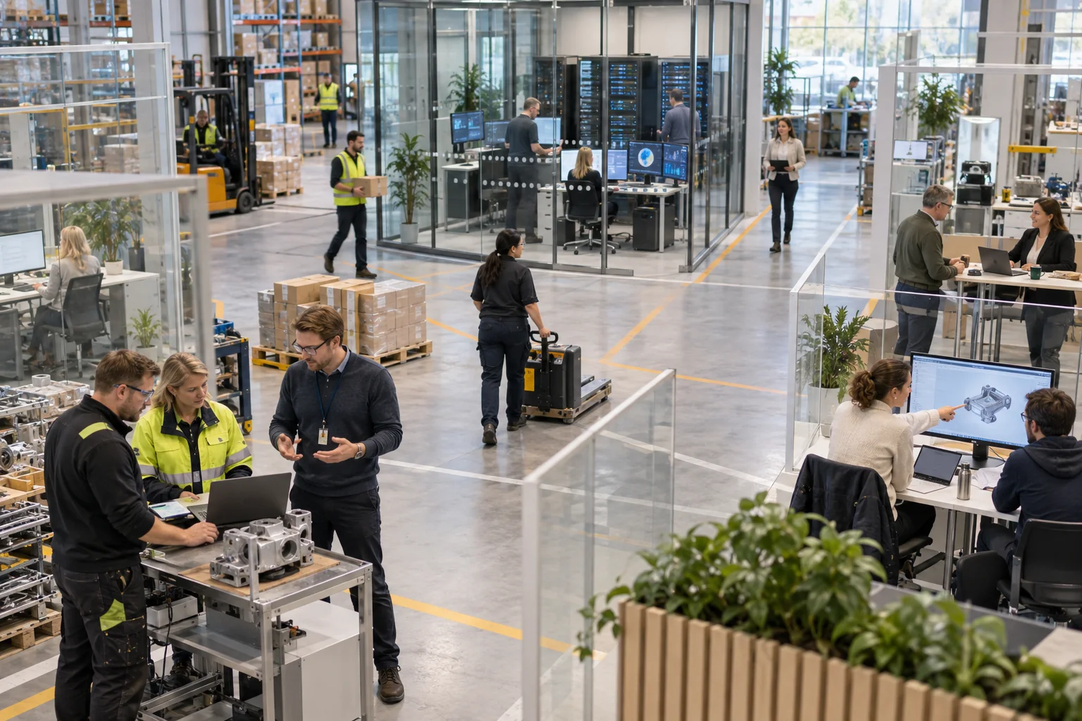 Arbetsförmågor rör sig över gamla organisatoriska gränser samtidigt som vissa gemensamma tekniska förmågor samlas.